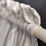 Our rod pocket striped linen curtains are designed and made to give your home a unique and timeless charm, and no matter the style of your home, linen can fit into any interior.