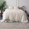 Introducing our striped linen duvet cover set, designed and crafted to infuse elegance and comfort into your bedroom. Refresh your bed and awaken to a new level of comfort with our striped linen duvet cover set.