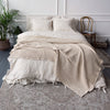 Introducing our striped linen duvet cover set, designed and crafted to infuse elegance and comfort into your bedroom. Refresh your bed and awaken to a new level of comfort with our striped linen duvet cover set.