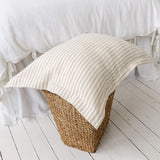 Our striped linen pillowcases is made from the softest and finest natural linen fabrics, giving your home an unmistakable elegance and style.