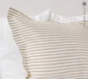 Our striped linen pillowcases is made from the softest and finest natural linen fabrics, giving your home an unmistakable elegance and style.