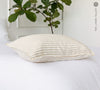 Our striped linen pillows will add a touch of elegance and style to your bedroom.