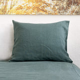 Sometimes it takes just a small detail to make a home interior complete, perfect and unique. And that little detail could be our teal blue linen pillow sham.