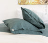 Sometimes it takes just a small detail to make a home interior complete, perfect and unique. And that little detail could be our teal blue linen pillow sham.