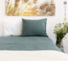 Sometimes it takes just a small detail to make a home interior complete, perfect and unique. And that little detail could be our teal blue linen pillow sham.