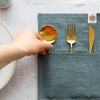 Rustic Unbleached linen cutlery holder will make your table setting look neat and tidy. Decorative cutlery pouch can be paired with table napkins or other table linens, mixed or matched.