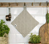 The linen pot holder come in a variety of pastel and rich colours, which are a perfect match for our other home textiles.