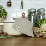 The linen pot holder come in a variety of pastel and rich colours, which are a perfect match for our other home textiles.