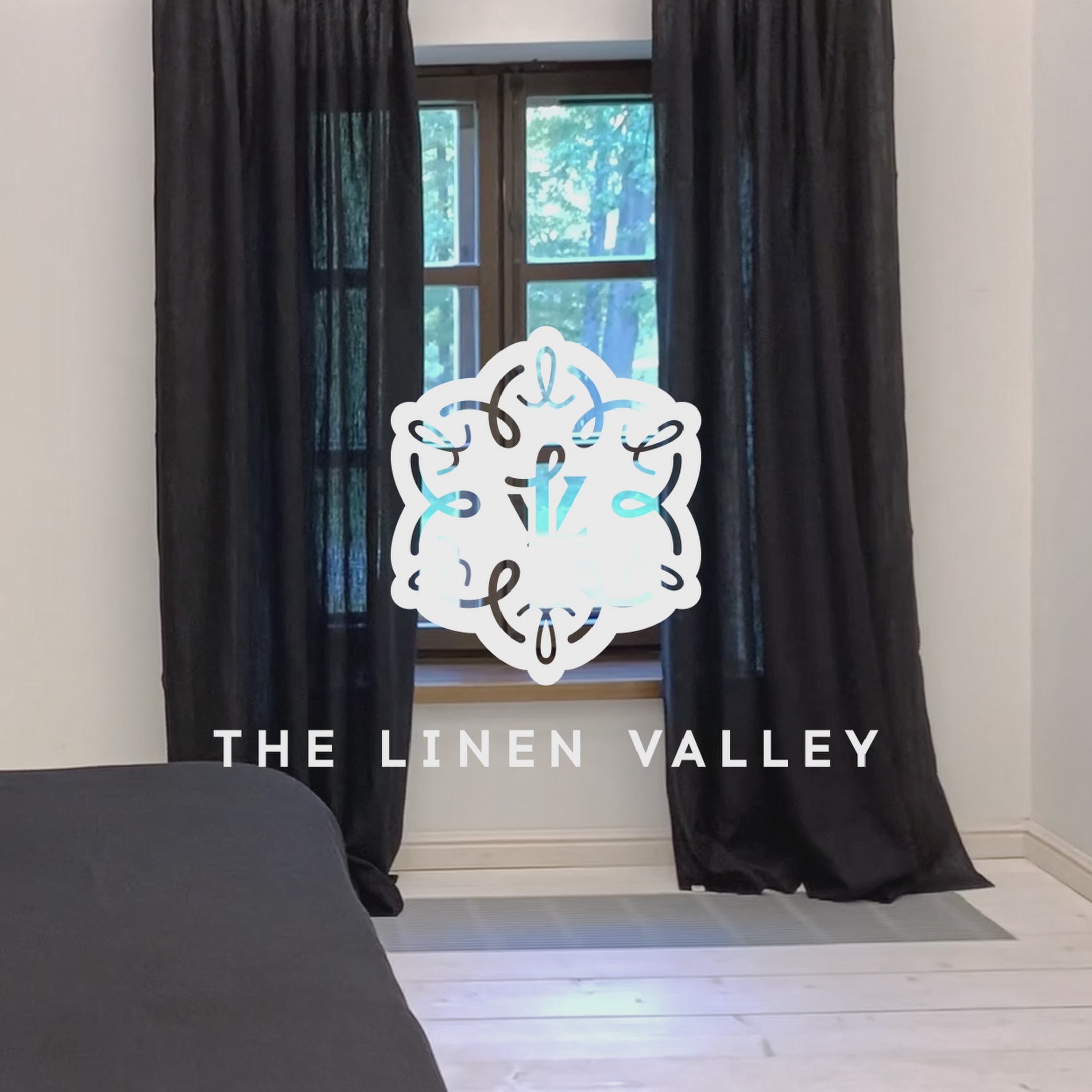 Our black linen curtains are designed and made to give your home unique and timeless charm. Linen curtains would complement interiors from minimalistic, Scandinavian or modern to Mediterranean or classical style.
