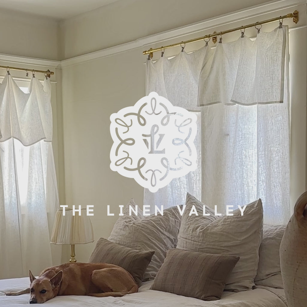 Our Antique white linen curtains are designed and made to give your home unique and timeless charm. Linen curtains would complement interiors from minimalistic, Scandinavian or modern to Mediterranean or classical style