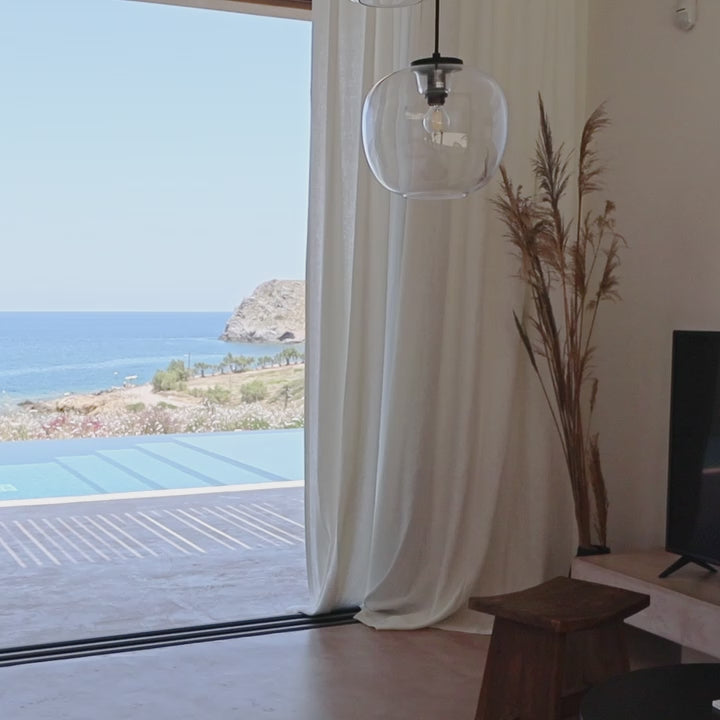 Our Antique white linen curtains are designed and made to give your home unique and timeless charm. Linen curtains would complement interiors from minimalistic, Scandinavian or modern Mediterranean or classical style.