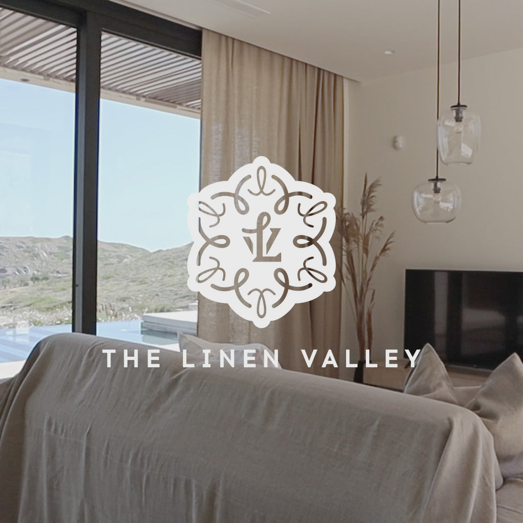 Our rustic unbleached linen curtains are designed and made to give your home unique and timeless charm. Linen curtains would complement interiors from minimalistic, Scandinavian or modern to Mediterranean or classical style.