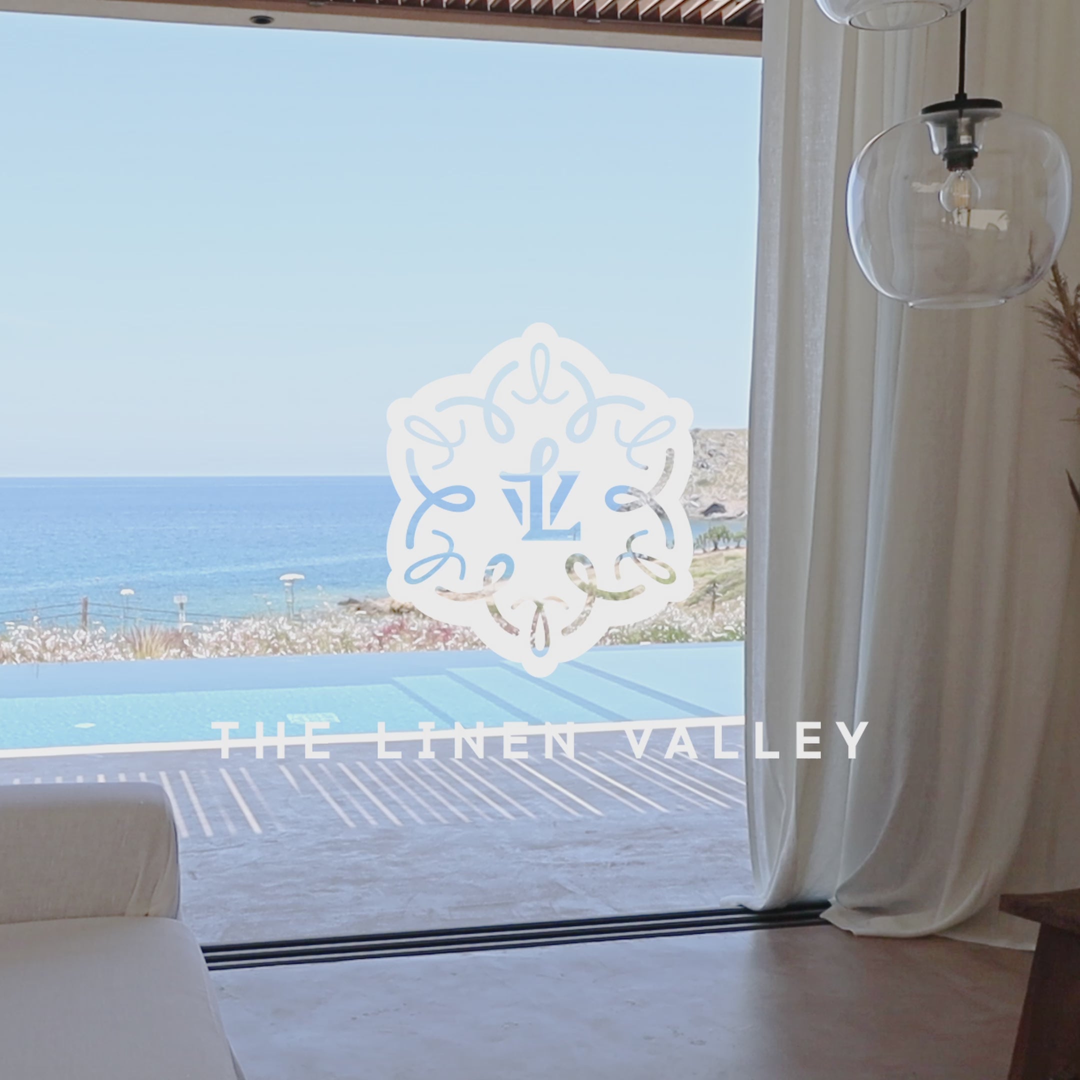 Our Antique white linen curtains are designed and made to give your home unique and timeless charm. Linen curtains would complement interiors from minimalistic, Scandinavian or modern Mediterranean or classical style.