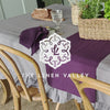 Introducing our deep purple linen napkins set, designed to elevate your dining experience with a touch of warmth and charm. Crafted with care, these napkins are the perfect companions for your culinary adventures.