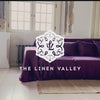 Choosing deep purple colour for your couch cover not only offers protection but also brings a timeless elegance to your home interior.