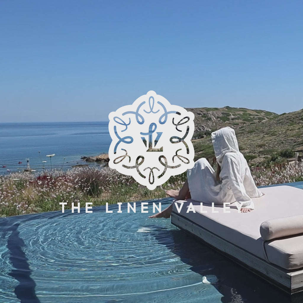 Immerse yourself in our antique white natural linen bathrobe and enjoy the exceptional comfort and elegance and breathability of natural linen. Our linen bathrobe are designed and crafted with exceptional attention to detail.