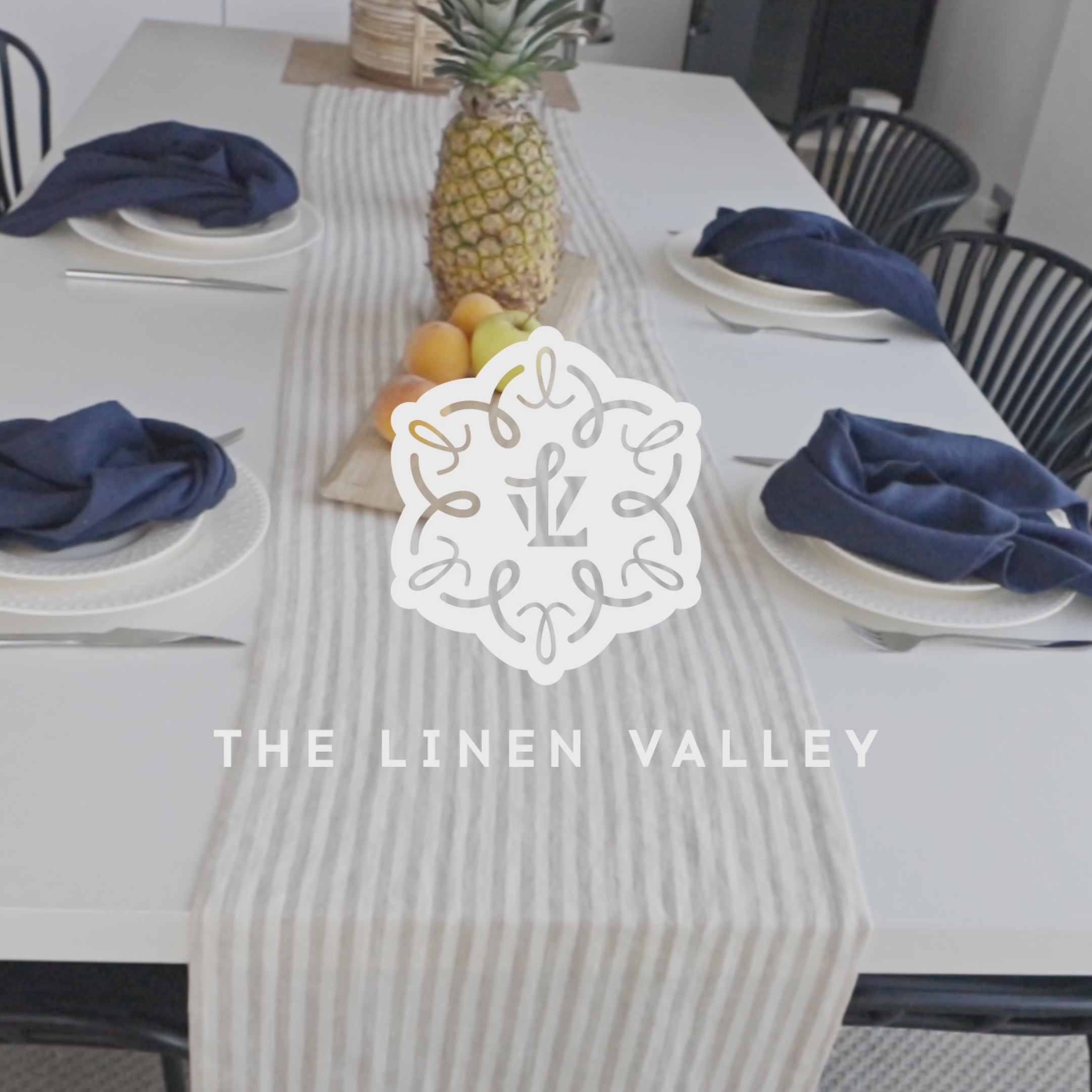 Introducing our navy blue linen napkins set, designed to elevate your dining experience with a touch of warmth and charm. Crafted with care, these napkins are the perfect companions for your culinary adventures.
