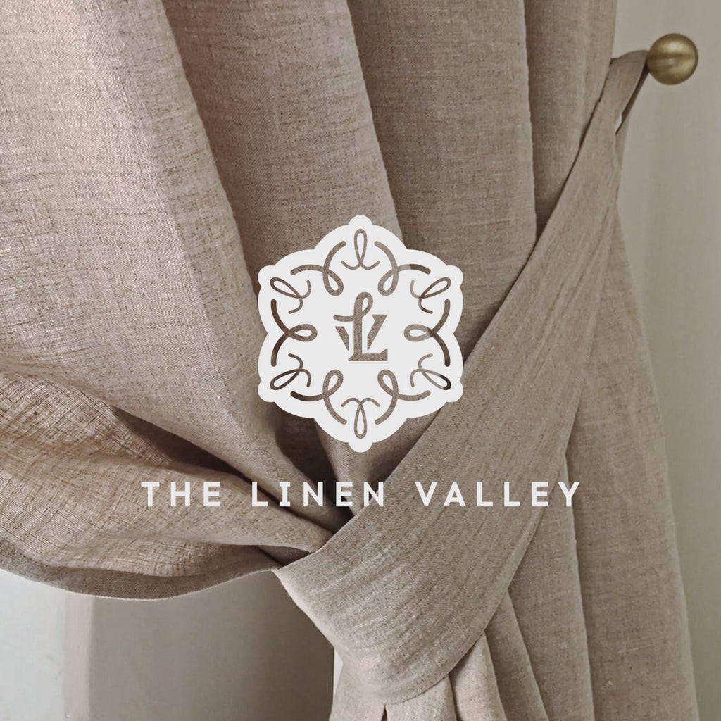 Our natural unbleached linen curtain tie-back is the perfect solution for keeping your curtains looking neat and stylish. Made from the highest-quality European linen, they offer durability and a luxurious feel.