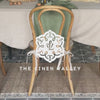 Say goodbye to worrying about stains or scratches, and hello to a beautifully refreshed chair that's both inviting and protected. Natural Linen chair cover with soft padding inside.