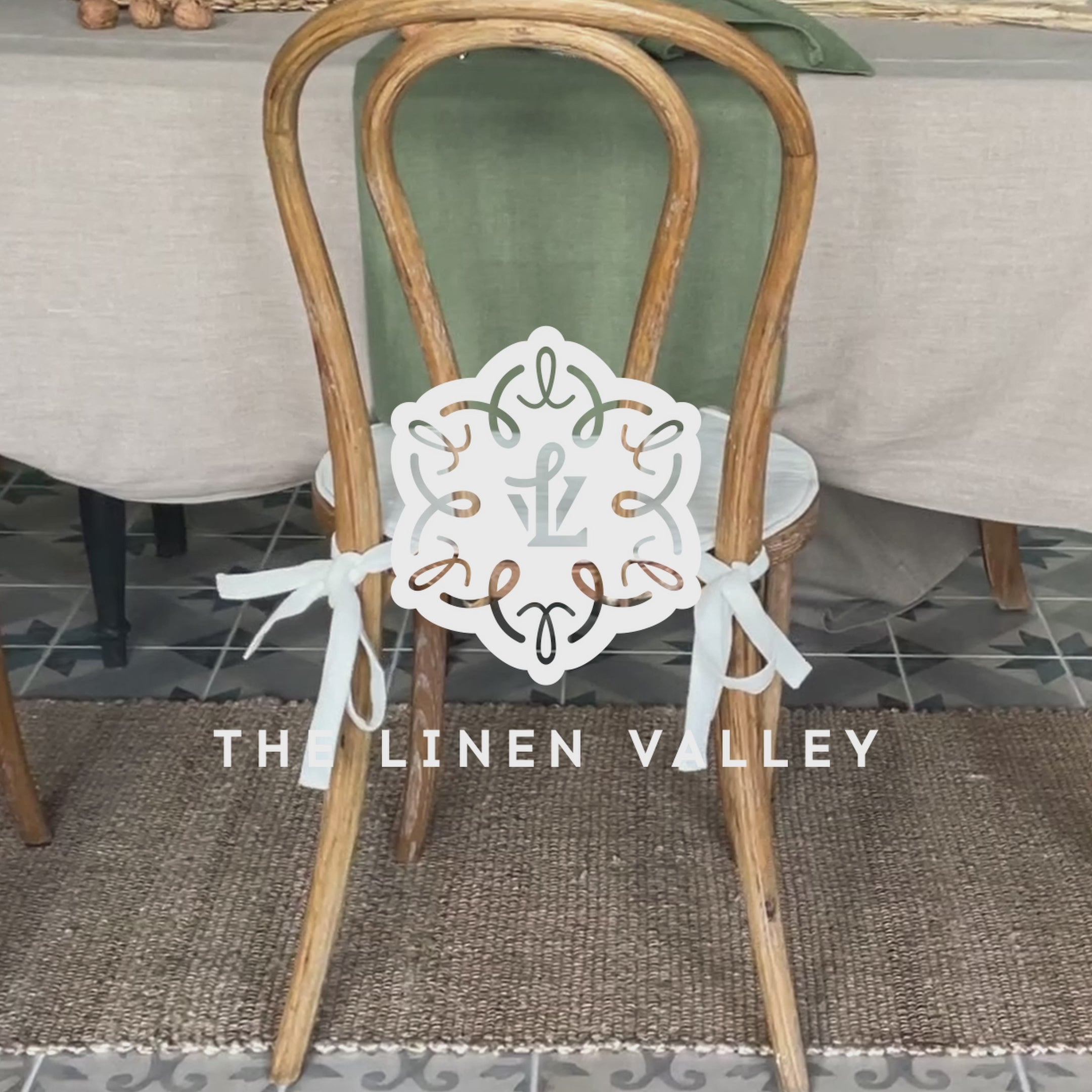 Say goodbye to worrying about stains or scratches, and hello to a beautifully refreshed chair that's both inviting and protected. Natural Linen chair cover with soft padding inside.