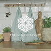 Duck Egg Blue tea towels made of natural linen are durable, making them the ideal companions for your daily culinary adventures. Carefully crafted, our linen tea towels are not only practical but also add colour and sophistication to your kitchen.