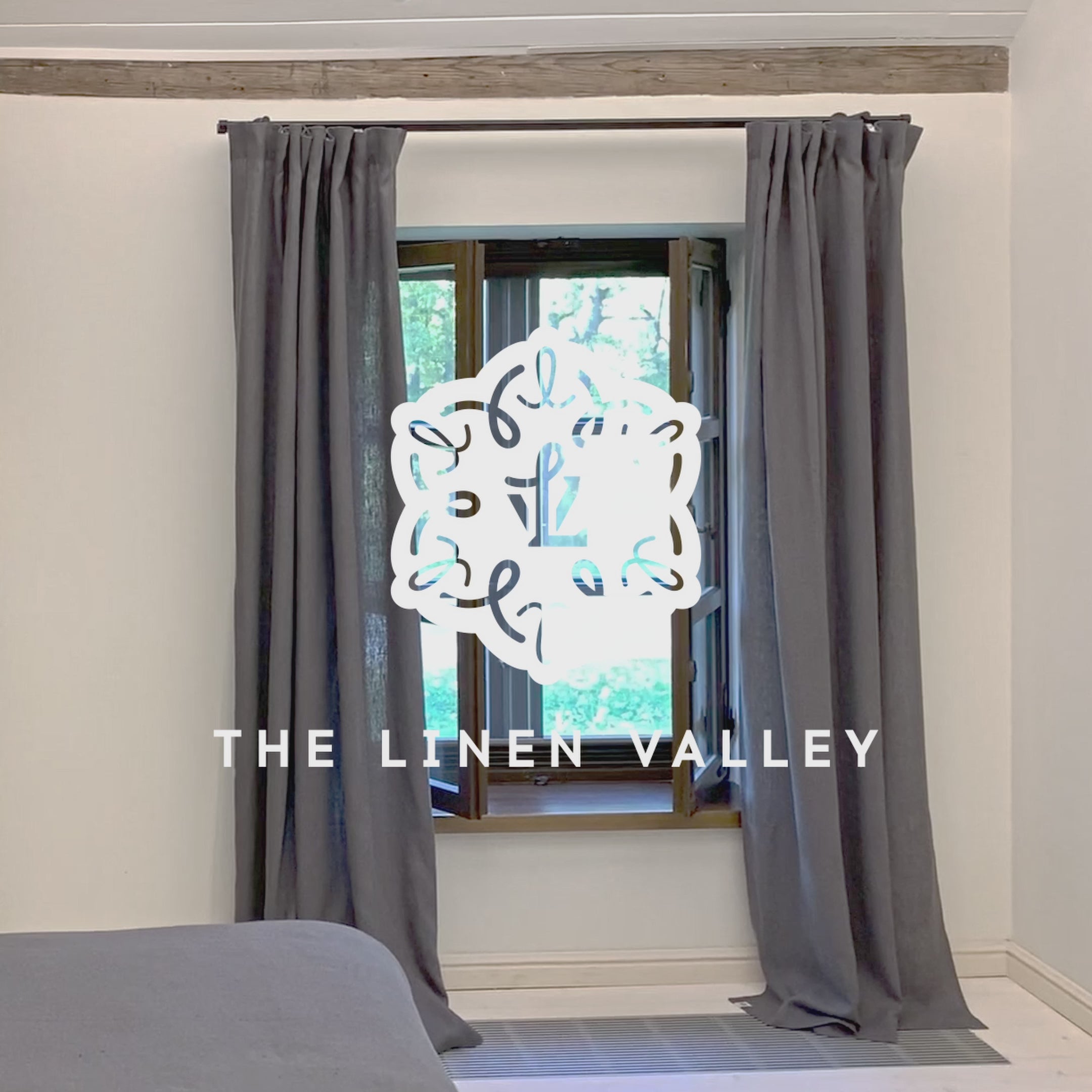 Our charcoal grey linen curtains are designed and made to give your home unique and timeless charm. Linen curtains would complement interiors from minimalistic, Scandinavian or modern to Mediterranean or classical style.