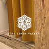 Our tie top amber yellow linen curtains are designed and made to give your home unique and timeless charm. Linen curtains would complement interiors from minimalistic, Scandinavian or modern to Mediterranean or classical style. 