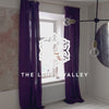 Lined deep purple linen curtains with lining, designed and made to provide maximum protection from the sun and heat coming through the window. The natural thermoregulatory properties of linen will help you to create the most comfortable atmosphere.