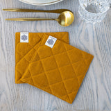LINEN TABLE coasters set