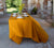 AMBER YELLOW linen tablecloth