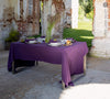 Deep purple linen tablecloth would give your dining area a new character and style. Our linen tablecloths are made from the highest quality European linen and are designed for a long lasting.