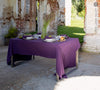 Deep Purple Linen Tablecloth