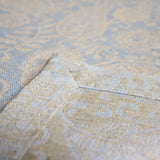 Natural linen light blue  tablecloth - Velvet Valley