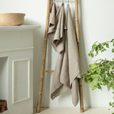 Stonewashed unbleached linen towel - Velvet Valley
