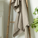 Stonewashed unbleached linen towel - Velvet Valley