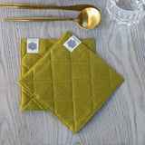 LINEN TABLE coasters set