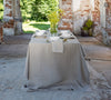 Rustic Unbleached Linen Tablecloth