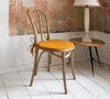 Our amber yellow linen slipcovers offer both practicality and aesthetic appeal. The covers will protect dining chairs from spills and stains, also enhance the visual appeal of your space with their timeless natural style. Slipcovers will simply change your chairs' appearance and provide an elegant solution.