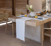 Give your table a touch of distinction and decoration with our antique white linen table runner. Use the table runner on its own or combine it with a linen tablecloth, placemats or napkins.