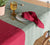 BURGUNDY RED linen napkin set