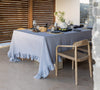Listen to your wishes and dreams and give your dining area a new character with our charcoal grey linen tablecloth in an easy and stylish way. Our linen tablecloths are made from high quality natural linen and are designed to last you a long time.
