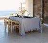 Listen to your wishes and dreams and give your dining area a new character with our charcoal grey linen tablecloth in an easy and stylish way. Our linen tablecloths are made from high quality natural linen and are designed to last you a long time.