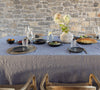 Listen to your wishes and dreams and give your dining area a new character with our charcoal grey linen tablecloth in an easy and stylish way. Our linen tablecloths are made from high quality natural linen and are designed to last you a long time.