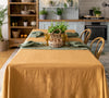 Cinnamon linen tablecloth would give your dining area a new character and style. Our linen tablecloths are made from the highest quality European linen and are designed for a long lasting.