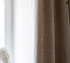 Rustic Heavy Linen Curtain (1 pcs)