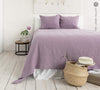 LIGHT LILAC linen bedspread - handmade from the highest quality Baltic linen.