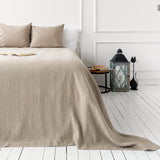 Custom order for Nisha - RUSTIC linen bedspread - The Linen Valley