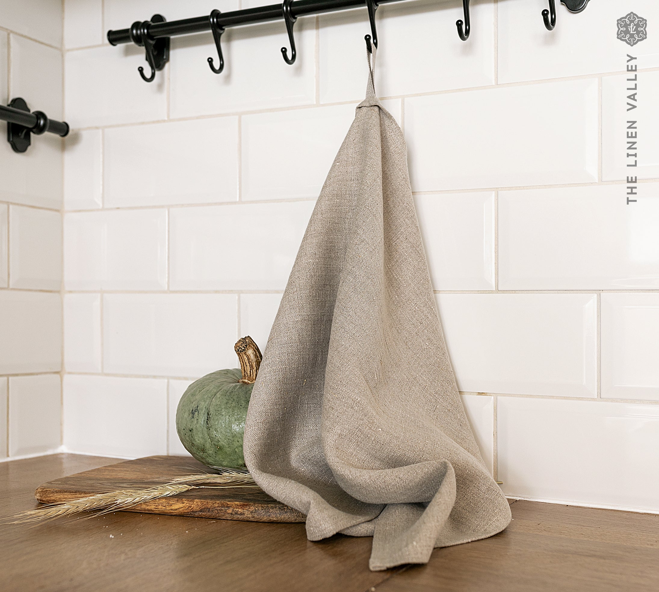 Rustic Linen Tea Towels (Set of 2) - The Linen Valley