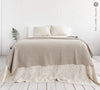 RUSTIC linen throw - handmade from the highest quality linen.