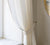 OFF WHITE linen curtain tie back